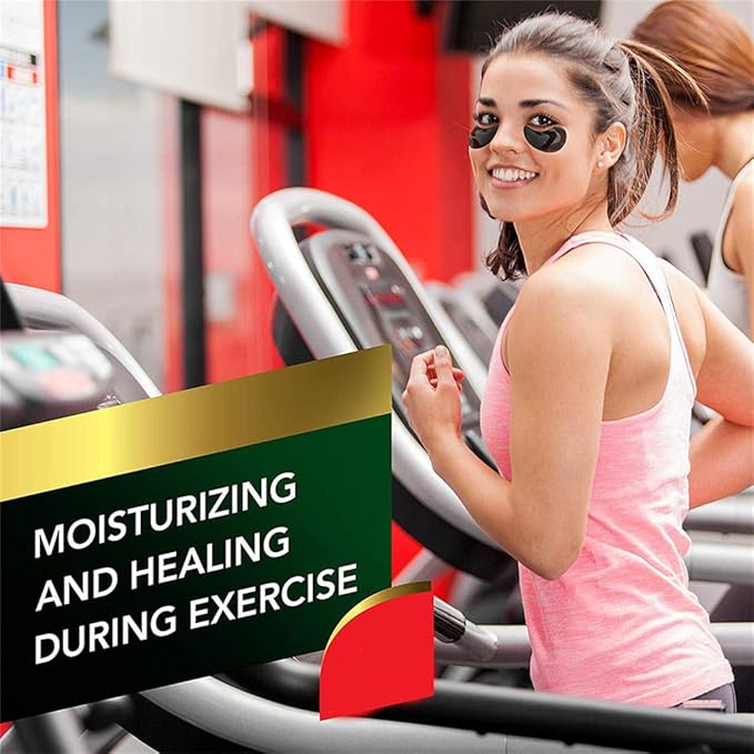 Under Eye Patches - 30 Pairs Collagen Eye Mask Eye Patches for Puffy Eyes and Dark Circles, Gel Under Eye Mask, Black-Velvo Beauty