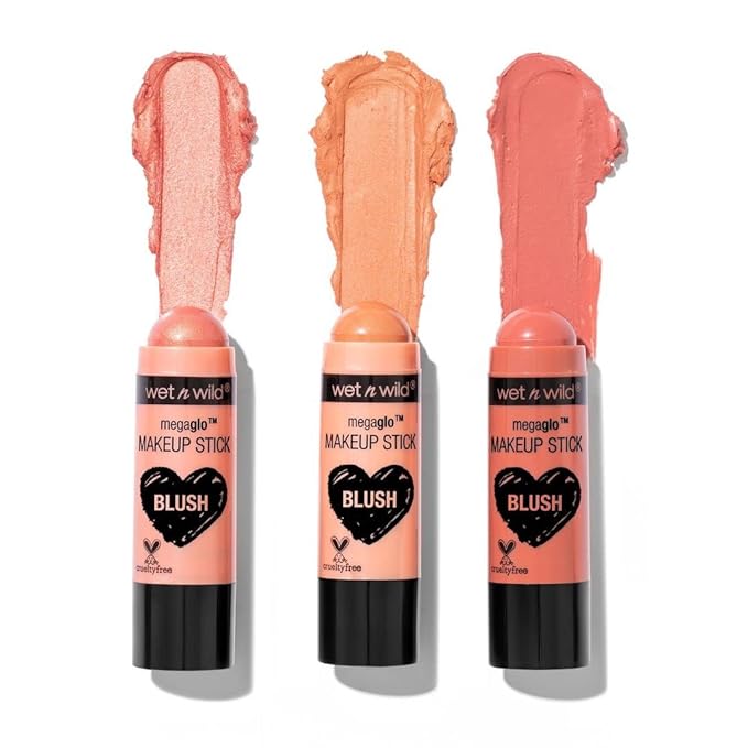 wet n wild MegaGlo Makeup Stick, Buildable Color, Versatile Use, Cruelty-Free & Vegan - Hustle & Glow-Velvo Beauty