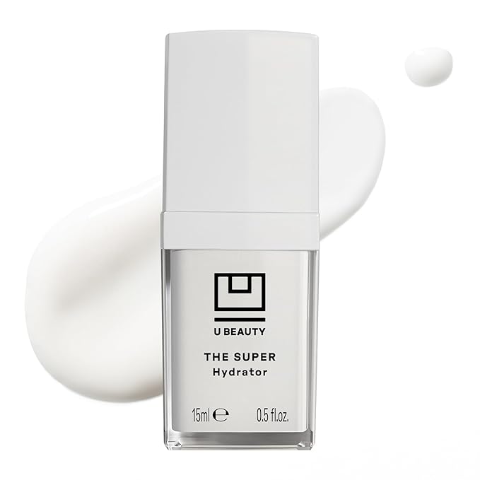 U Beauty The SUPER Hydrator - Mega-Dose Skin Hydrator and Hyaluronic Acid Moisturizing Cream with Peptides and Grapeseed Oil for Supple, Smooth, and Softer-Looking Skin For Up To 48 Hours - 0.5 fl oz-Velvo Beauty