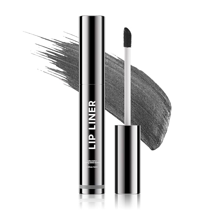 OETUIOW Lip Stain, Lip Liner, Waterproof Moisturizing Long-Lasting, Non-Stick Cup for Women All Skin Types, Black Color-Velvo Beauty