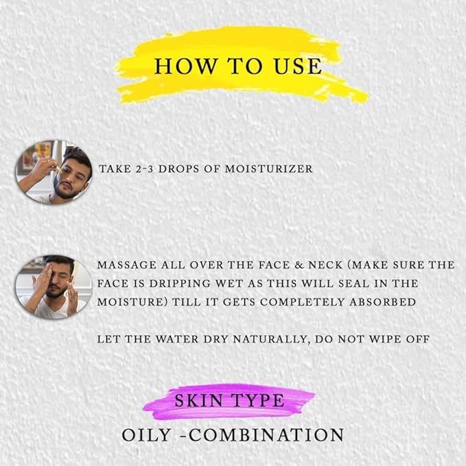 Roots & Herbs Ayurvedic Natural Treatment 100% Vegan No Paraben Lavang Rehydrating Skin Moisturizer Elixir for Men- 50 ML-Velvo Beauty