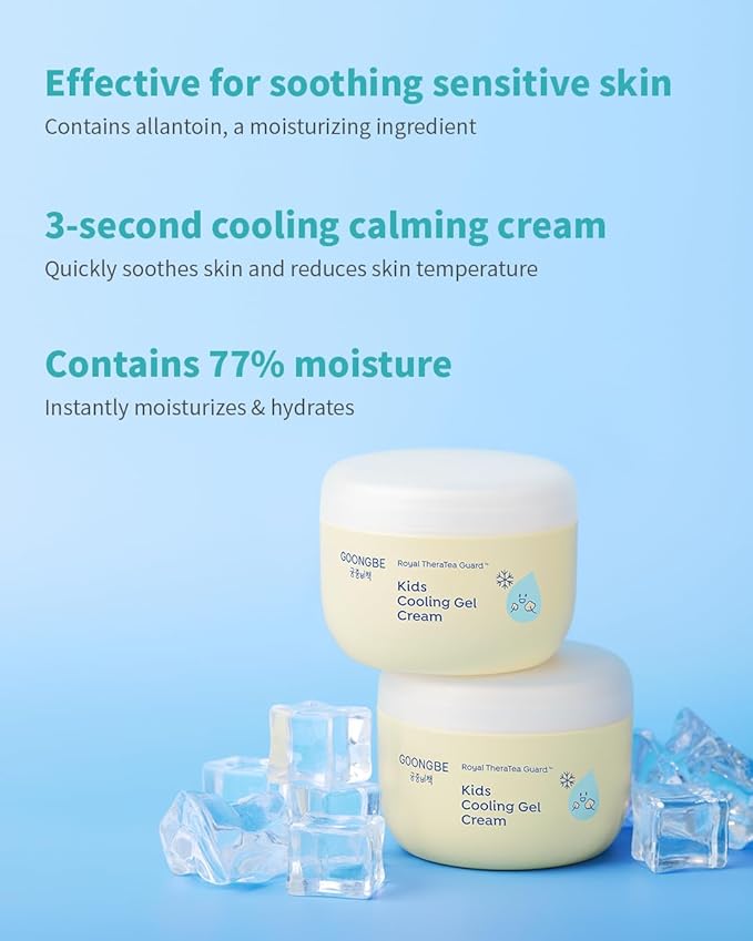 Kids Sun Lotion SPF 40 & Cooling Gel Cream - Zinc Oxide Mineral Sunscreen & 3-Second Soothing Relief - Korean Skincare for Sensitive Skin - Vegan Hypoallergenic, 2.82oz & 3.38oz-Velvo Beauty