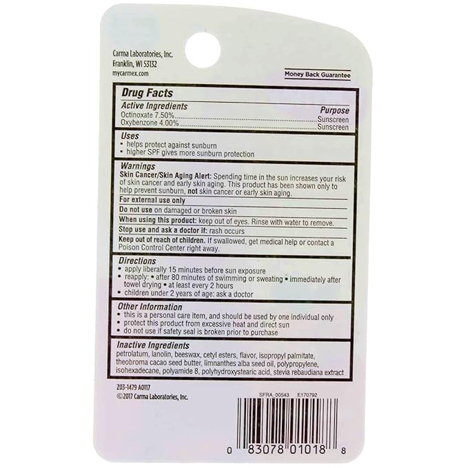 Carmex Daily Care Lip Balm Strawberry SPF 15 0.35 oz (Tube in Blister Pack)-Velvo Beauty