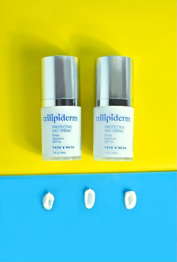Trilipiderm Rehydration Night Créme .5oz + Protective Day Créme Broad Spectrum SPF 30 .5oz Travel/Trial Size Transformative, moisture-rich crème with hyaluronic acid and Retinol-Velvo Beauty