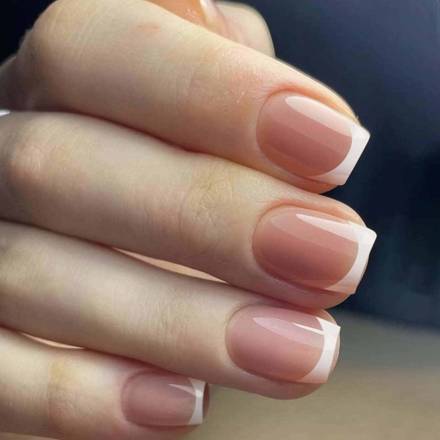 Born Pretty French Manicure Kit, Nail Stamper and 2Pcs Gel Nail Polish, Include Jelly Natural Pink White Colors for French Tip, U V Light Cure-Velvo Beauty