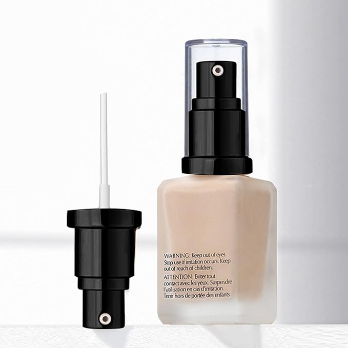 Chris.W 2Pack Foundation Pump Compatible with Maybelline Fit Me Liquid Foundation Makeup (Black+Black)-Velvo Beauty