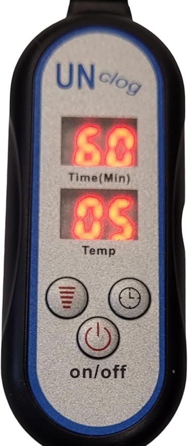 Unclog(ic) Professional All in One Eye Compress for Eye Care LED Controller | with 5 Adjustable Heat Settings and Self Timer-Velvo Beauty