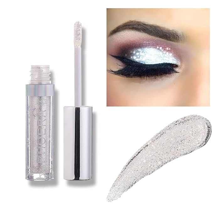 Glitter Eyeshadow，Makeup For Eyes Liquid Shimmer Sparkle Glow Light Colors Pencil Stick Shiny Long Lasting Waterproof Shining Eye Shadow Sets Metallic Pigments Metals Gloss Sparkling Pen Kit (A103)-Velvo Beauty