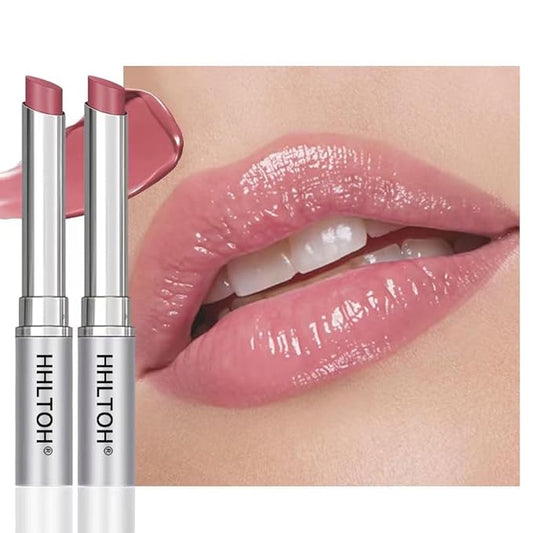 2PCS Honey Lipstick Tinted Lip Balm - Sheer Hydrating Lipstick for All Skin Tones - Moisturizing Lip Gloss, Nourishing Lip Balm with a Hint of Natural Warm Orange Pink Cherry Tint-Velvo Beauty