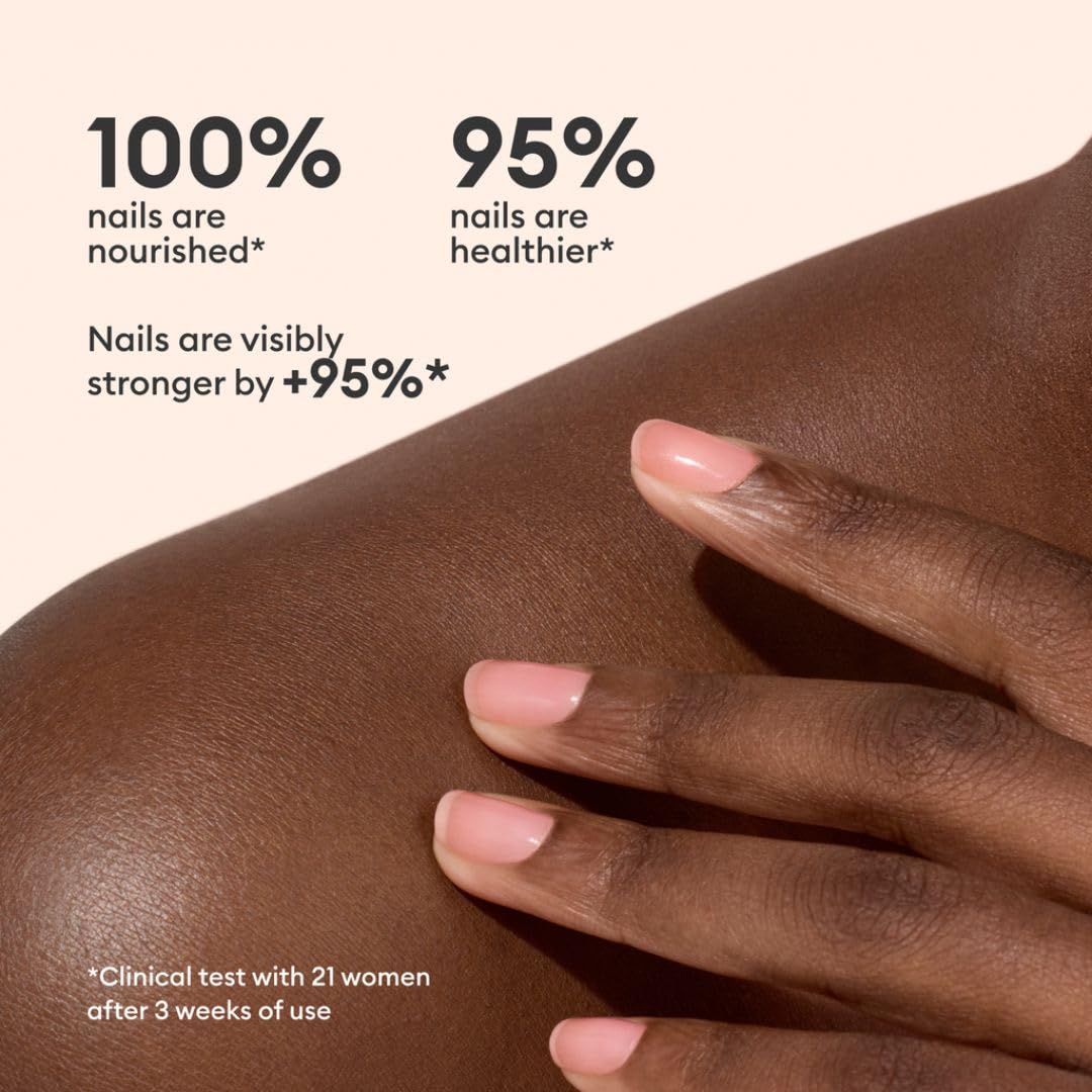 Manucurist Active Glow Cranberry All-in-One Perfecter Nail Polish & Care - No Lamp - Vegan & Made in France Ultra-Glowy Coral Mirror-Like Shine - Nail Concealer & Care - Plant-Based Ingredients-Velvo Beauty