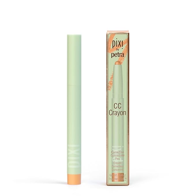 Pixi Beauty CC Crayon BYE Undereye, Concentrated Colour Correcting Pencil Concealer, Neautrlize Under-Eye Darkness, For Tan to Deeper Skin Tones 1.2g / 0.04oz-Velvo Beauty