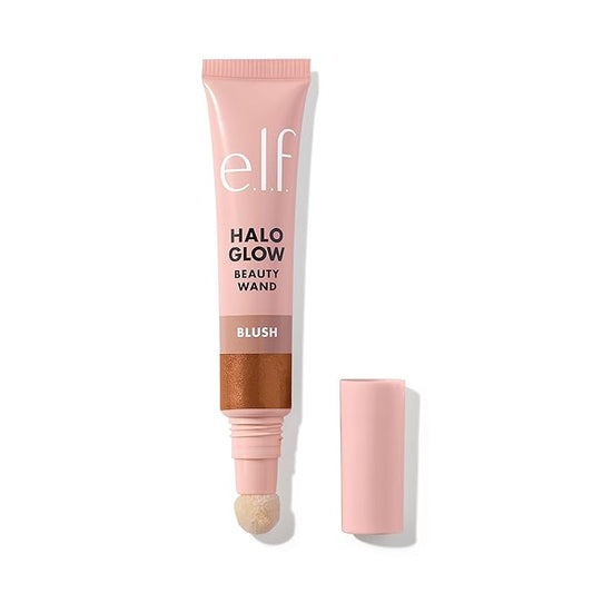 e.l.f. Halo Glow Blush Beauty Wand, Liquid Blush Wand For Radiant, Flushed Cheeks, Infused With Squalane, Vegan & Cruelty-free, Magic Hour-Velvo Beauty