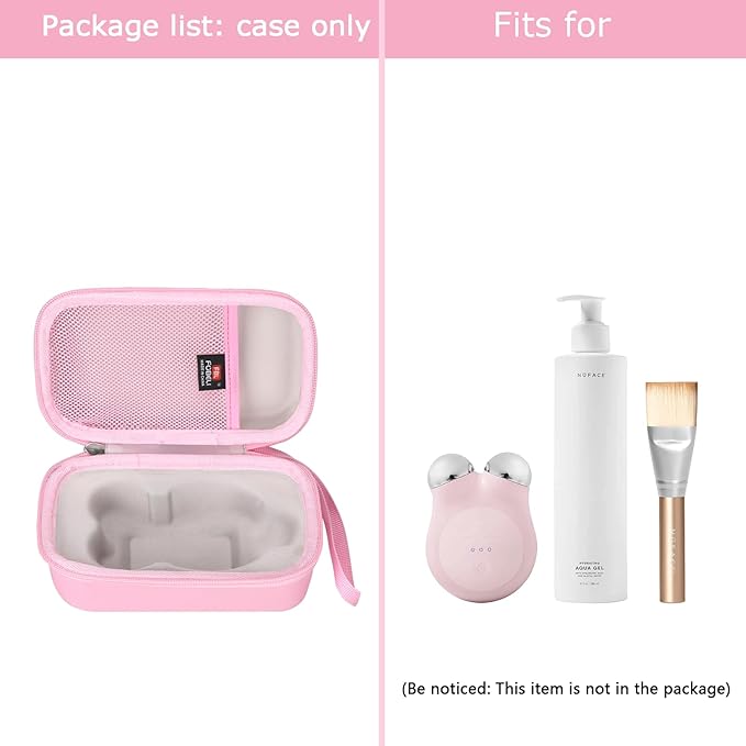 FBLFOBELI Hard Travel Case for NuFACE Mini Starter Kit, Mini Microcurrent Facial Device (Case Only)-Velvo Beauty
