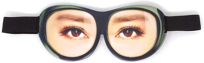 Honbay 3D Funny Eyeshade Soft Sleep Eye Mask with Adjustable Head Strap for Travel, Game, Party, Rest, Sleeping (Woman)-Velvo Beauty