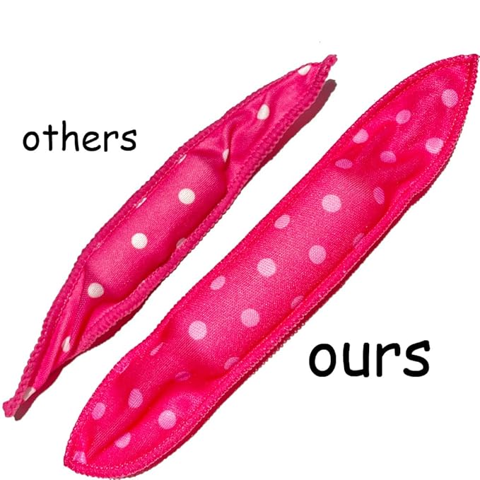 Aimin Soft Curlers for Overnight Heatless Curls, No Heat Foam Rollers for Long Hair, Satin Sponge Curlers (30 pcs, pink)-Velvo Beauty