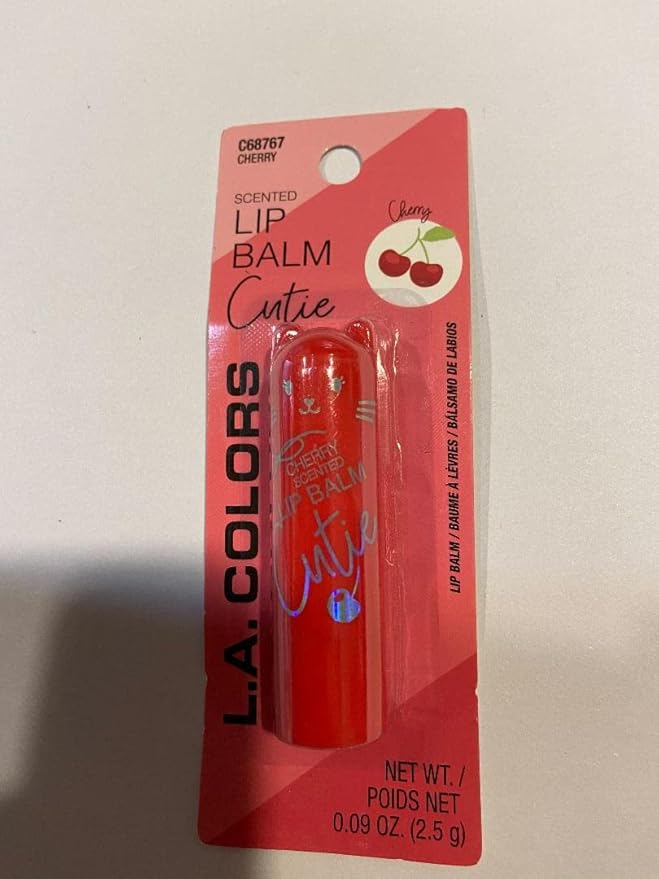 L. A. Colors Cherry Lip Balm C68769-Velvo Beauty
