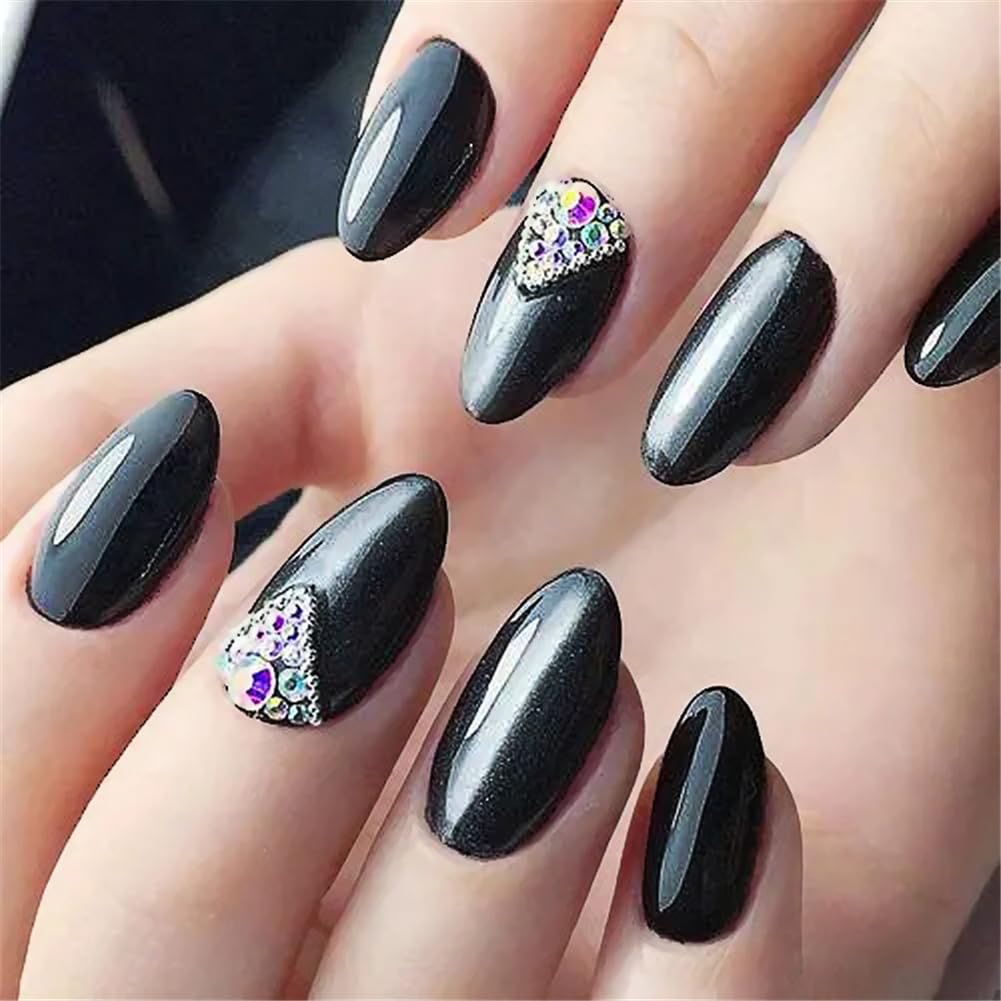 1500 Pieces SS16 4mm Flatback Rhinestones Clear Glass Round Gems Crystals for Nail Art DIY Crafts Clothes Shoes Bags （Dark Grey）-Velvo Beauty