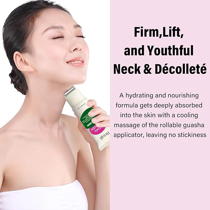 Retinol Collagen Lifting Neck Cream,Anti Aging Face and Neck Cream for Reduce Wrinkles and Hydrating & Lifting Neck,For Face, Neck, Décolleté Wrinkle Care, 1.76 oz.-Velvo Beauty