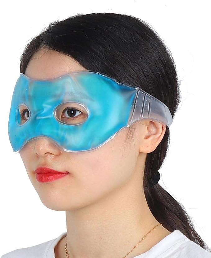 Cooling Eye,Reusable Anti-Fatigue Dark Circles Cold & Hot Compress Sleeping Eye Ice Cooling Eye-Velvo Beauty