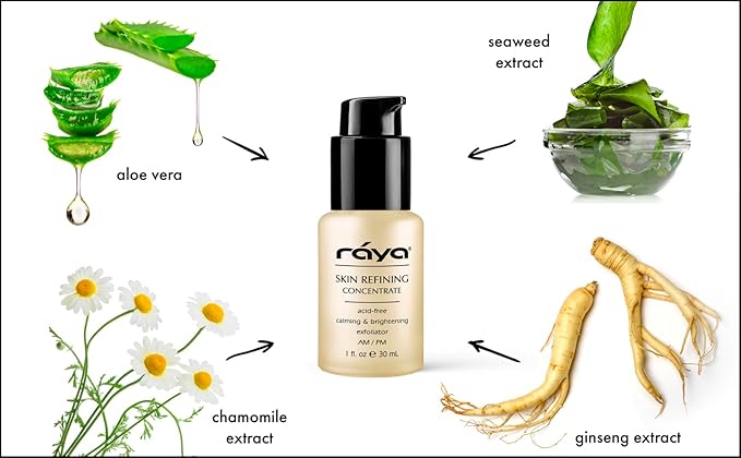 RAYA Skin Refining Concentrate (R-511) | Facial Serum for All Skin Types - Exfoliating, Pore-Minimizing & Complexion-Smoothing | Includes Vitamin C, Antioxidant, Anti Aging & Brightening Serum-Velvo Beauty