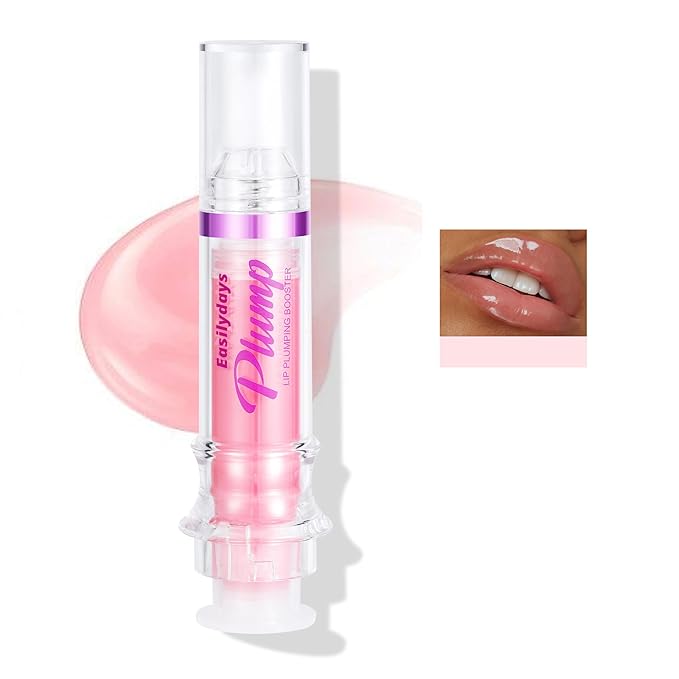 Lifter Gloss, Spicy Lip Plumping Booster Lip Gloss Glossy Lipstick, Hydrating, Volumizes, High-Shine, Fuller Lip Plumper Lip Mirror Lip Glaze, Plump&Pout Lip Plumper for Women Girls (#01)-Velvo Beauty