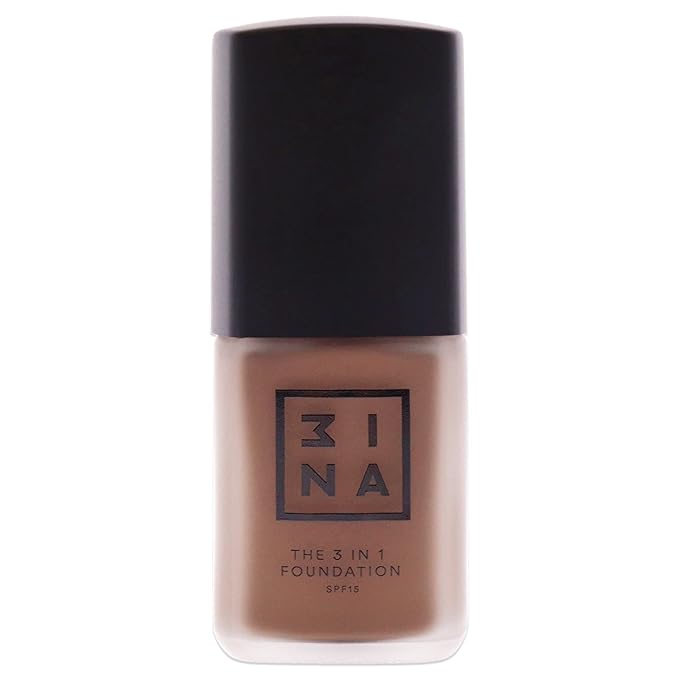3INA The 3-In-1 Foundation 217 - Vegan Formula - Combination Of Primer, Concealer And Foundation - Medium Coverage - Natural Finish - Perfect For Covering Lines And Blemishes - Long Lasting - 1.01 Oz-Velvo Beauty