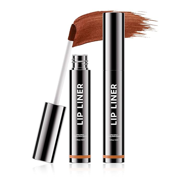 Lip Stain Peel Off - Lip Liner Waterproof, Lip Liner Stain Transfer Proof & Plumping, Moisturizing Non-Stick Cup Matte Finish Stay On All Day, Cocoa Color-Velvo Beauty