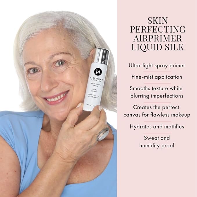 MagicMinerals LiquidSilk Air Primer by Jerome Alexander, Spray Formula Smoothes Skin & Minimizes Appearance of Pores for Flawless Makeup Application-Velvo Beauty