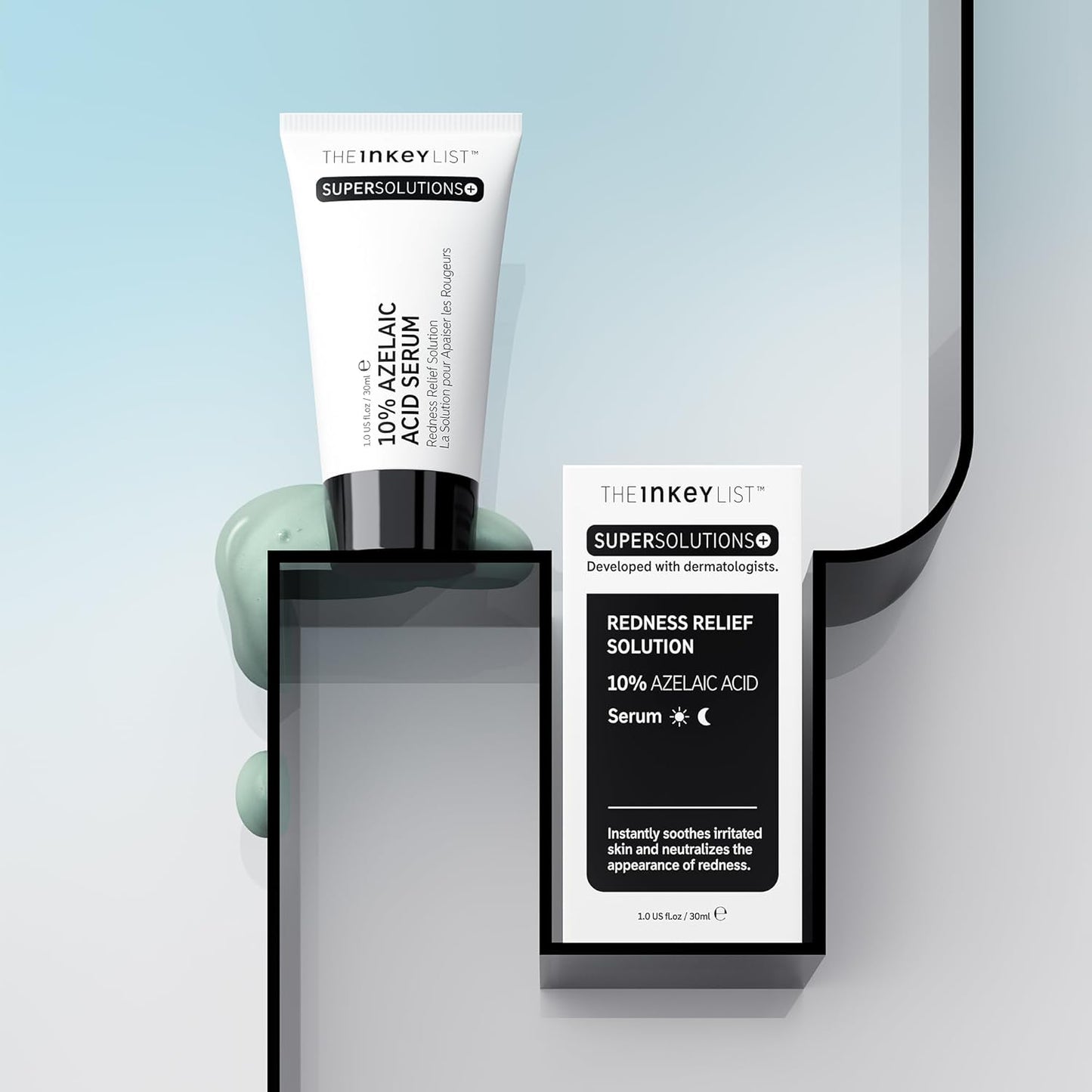 The INKEY List SuperSolutions Azelaic Acid 10% Serum, Fast-Absorbing Formula Helps Reduce Appearance of Redness and Soothes Skin, Leaves No White Cast, 1.01 fl oz-Velvo Beauty