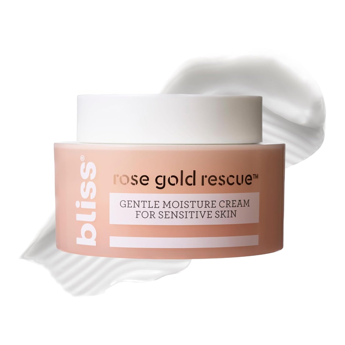 Bliss Rose Gold Rescue Gentle Moisturizer for Sensitive Skin | Fragrance-Free, Calming Daily Hydration with Rose Water & Colloidal Gold| 1.7 oz-Velvo Beauty
