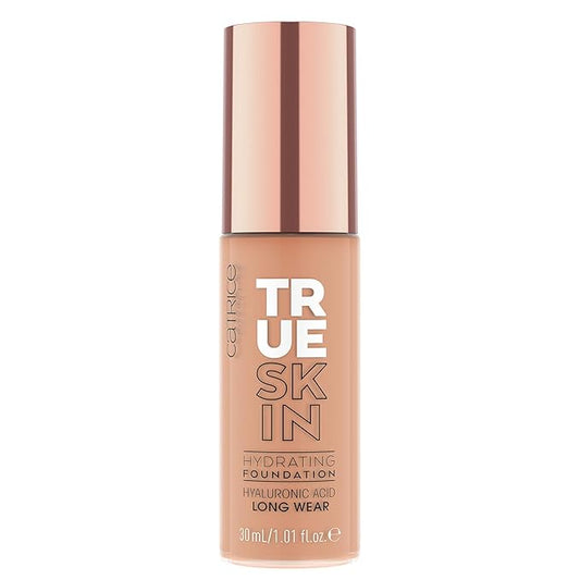 Catrice | True Skin Hydrating Foundation | Lightweight Buildable Coverage with Hyaluronic Acid and Watermelon Seed Oil | Vegan & Cruelty Free (065 | Warm Cinnamon)-Velvo Beauty