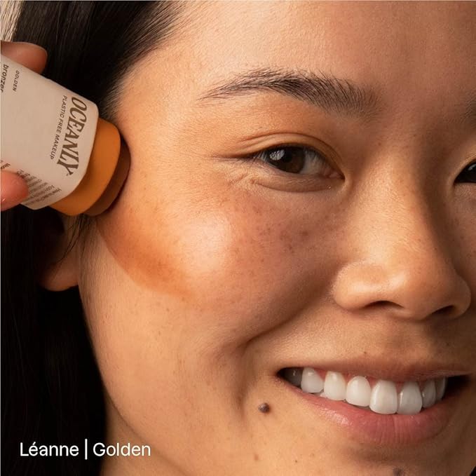 ATTITUDE Oceanly Lightweight Bronzer Stick, Titanium Dioxide-Free, EWG Verified, Plastic-Free, Vegan & Cruelty-free Makeup, Golden, 0.3 Ounces-Velvo Beauty