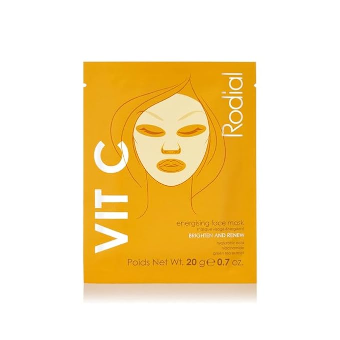 Rodial Vit C Energising Sheet Masks,0.67 Fl Oz (Pack of 4)-Velvo Beauty