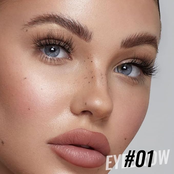 evpct 2-in-1 Tinted Brow Gel & Clear Brow Setting Glue Eyebrow Gel Kit - Strong Hold 24HR Waterproof Smudgeproof Eyebrow Makeup for Natural Soft Full Brows, Brows Enhancer Mascara Makeup - Taupe-Velvo Beauty