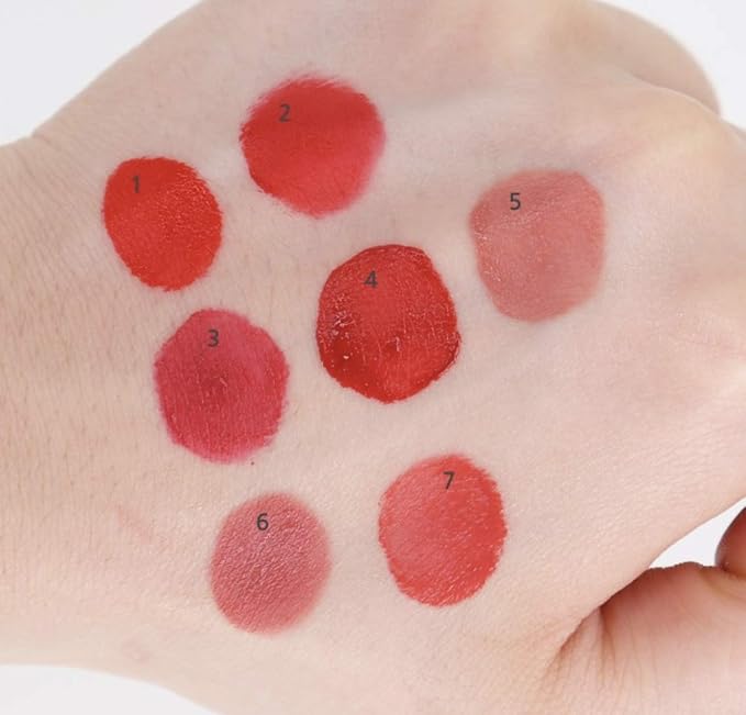 PASSIONCAT Long Lasting Lip Stain for Lips and Cheek Tint | High Pigment Color | lightweight Matte Finish | Weightless | Full Coverage | Twist Velvet Tint #7 (No.7)-Velvo Beauty