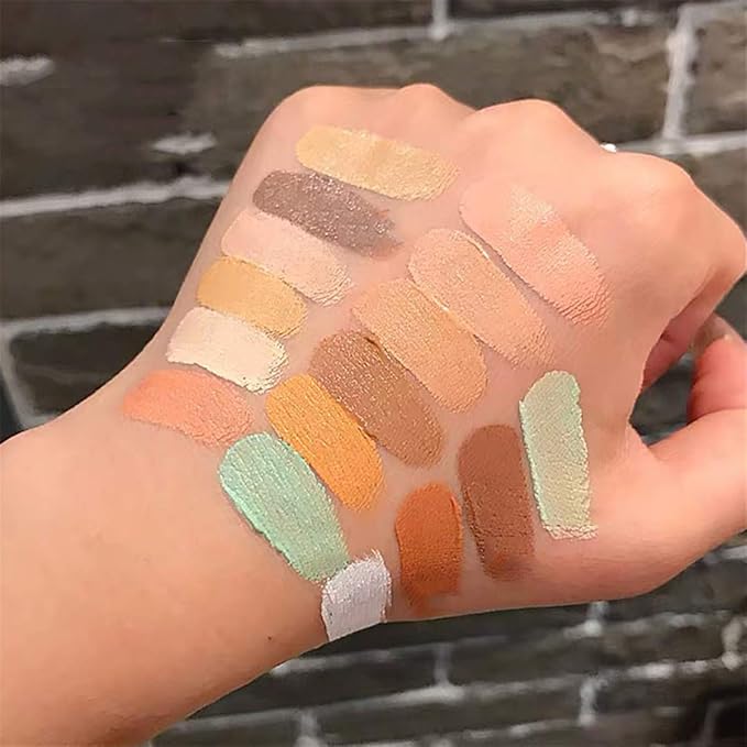 VERONNI Concealer Palette 50 Color Professional Cream Contour Makeup Cosmetic Palette Salon and Daily Use Contouring Foundation Kit (50 color concealer)-Velvo Beauty