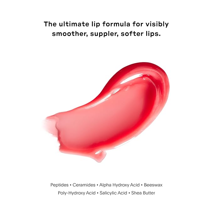 U Beauty The PLASMA Tinted Lip Compound - Anti-Aging & Anti-Wrinkle Lip Gloss, Hyaluronic Acid, Shea Butter & Peptides for Hydration & Plumping, Rose - 15 mL-Velvo Beauty