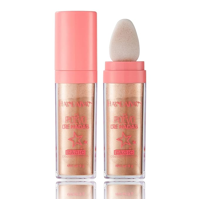 Polvo De Hadas Body Shimmer Glitter Highlighter Powder Makeup,High Gloss Sparkle for Face Body Hair,Create The Most Sparkly And Attractive Glitter Makeup - Bronze-Velvo Beauty