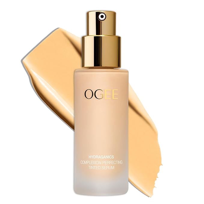 Ogee Complexion Perfecting Liquid Foundation - Lightweight Tinted Moisturizer For Face (Aspen 1.0W - Fair, Warm Undertones) - with Vitamin C & Jojoba Oil - Certified Organic & Made in USA-Velvo Beauty