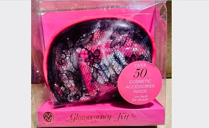 Glam Cosmetic Accessory Kit - 50 items (Don't Sweat)-Velvo Beauty