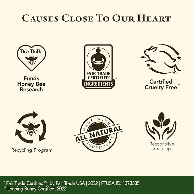 Bee Bella Lip Balm, Vanilla Bean, 3 Pack - Hydrating, Moisturizing Lip Care, 100% Natural, Original Organic Beeswax with Vitamin E, Handmade in USA-Velvo Beauty