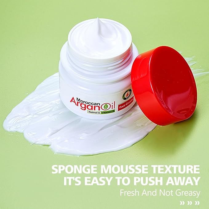 Argan Oil for Face, Argan Oil Skin Care Gift Set for Skin, Vitamin E Serum for Face, Dry Skin Care Routine Kit for Women, Deeply Moisturizing Skin Care for Dry Skin, Retinol & Vitamin E Cream-Velvo Beauty