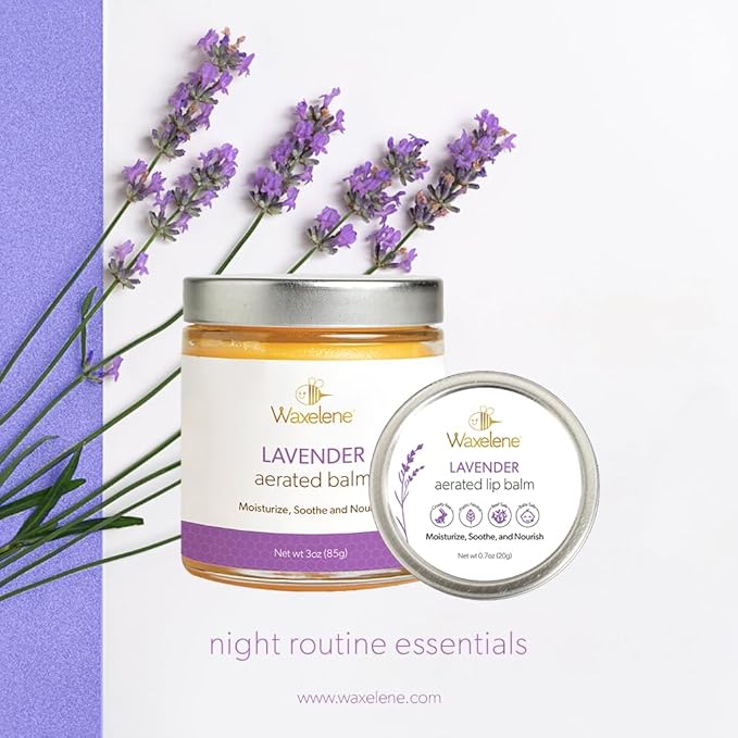 Lavender Aerated Lip Balm tin - Single-Velvo Beauty