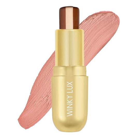 Winky Lux Affogato Tri-Color Tinted Lip Balm – Hydrating Lip Care with Jojoba Oil & Vitamin E, Sheer Nude Tint, Vanilla Coffee Scent, Moisturizes and Softens Dry Lips-Velvo Beauty