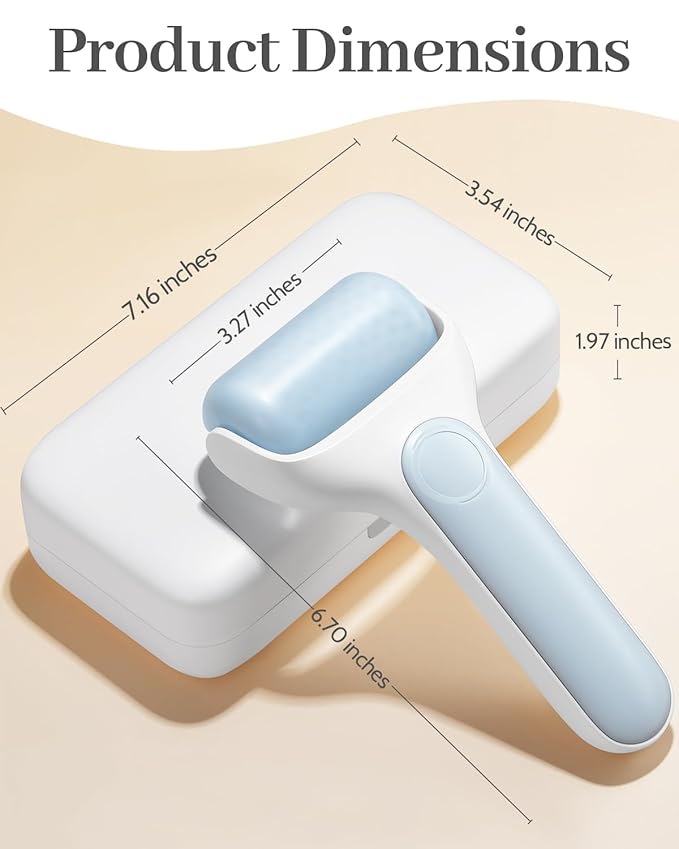 MORGLES Ice Roller for Face, Premium Facial Roller for Puffiness, Dark Circles and Lymphatic Drainage, Cold Face Roller for Women Self Care with Carry Case-Velvo Beauty