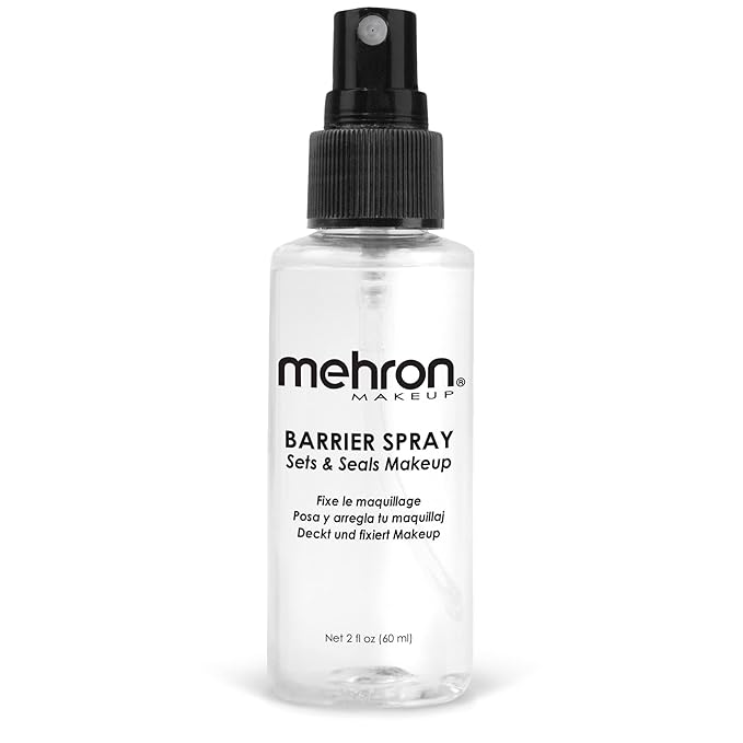 Mehron Makeup Barrier Spray | Setting Spray for Makeup | Makeup Setting Spray for Face 2 fl oz (60 ml)-Velvo Beauty
