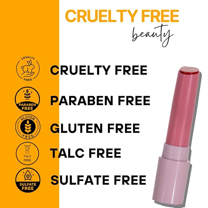 Lip Balm Hydrating for Dry and Chapped Lips Tinted Subtle Color Non-Sticky Juicy Finish | Coral-Velvo Beauty
