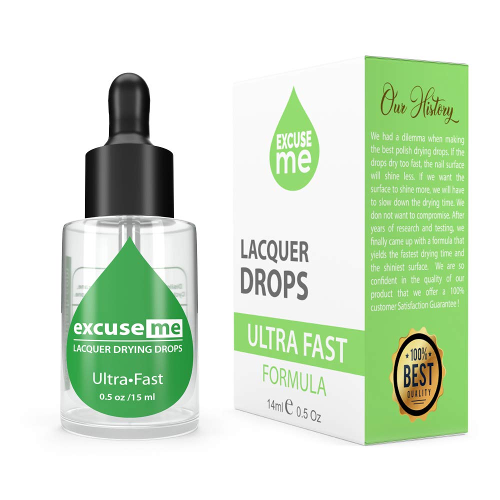 Karlash Excuse Me Nail Polish Ultra Fast Drying Drops 0.5 oz 15ml (Pack of 3)-Velvo Beauty