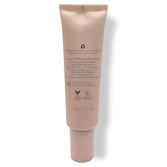 100% PURE Luminous Face Primer Illuminating Makeup Base & Moisturizer with Anti-Aging Antioxidants - Glowy Long-Lasting & Pore Diminishing Cosmetics Prep, Flawless Soothing Hydration - 1 oz-Velvo Beauty