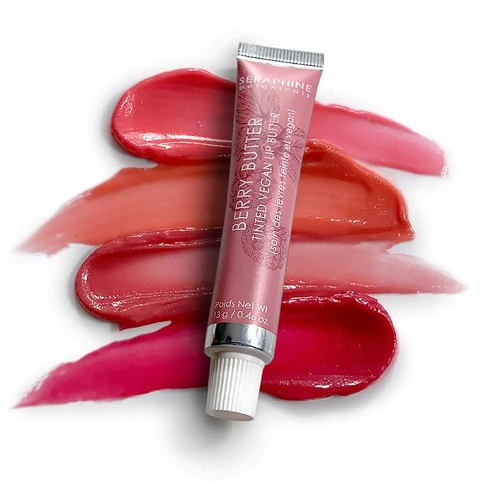 Seraphine Botanicals - Berry Butter - Tinted Vegan Lip Butter (Ripen) - Vegan Formula, Cruelty-Free-Velvo Beauty